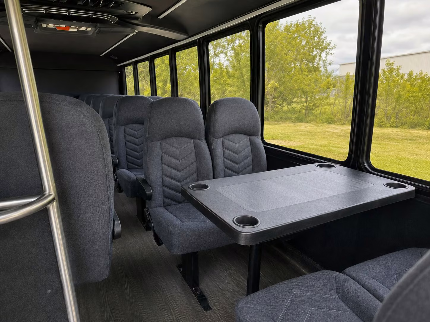 15 passenger minibus inside