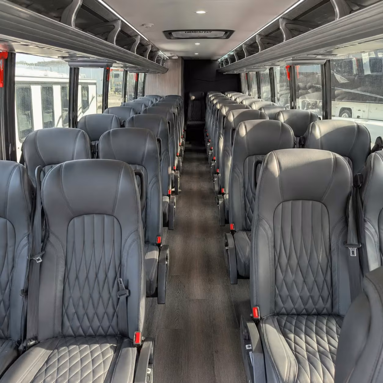 28 passenger minibus inside