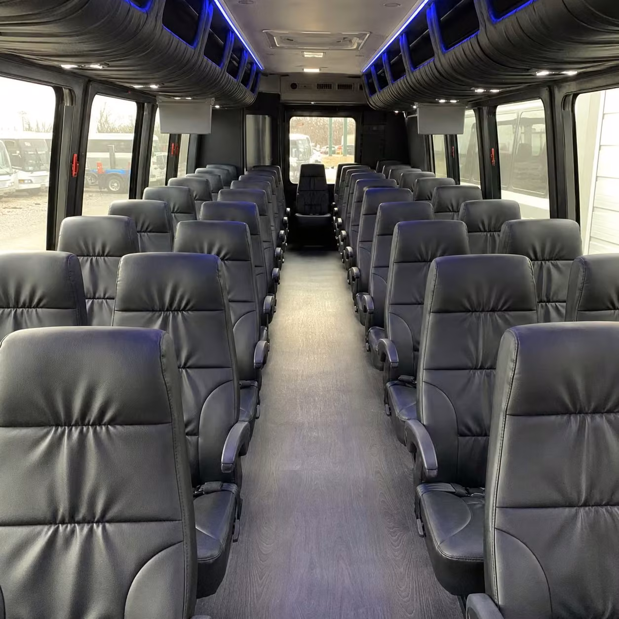 30 passenger minibus interior