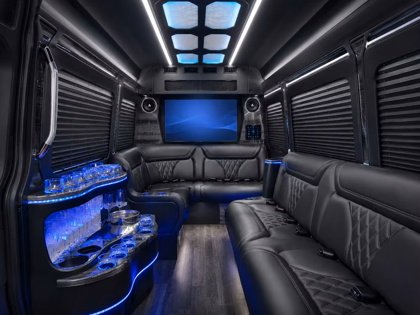 corporate event bus rentals for team building client dinners and off site retreats