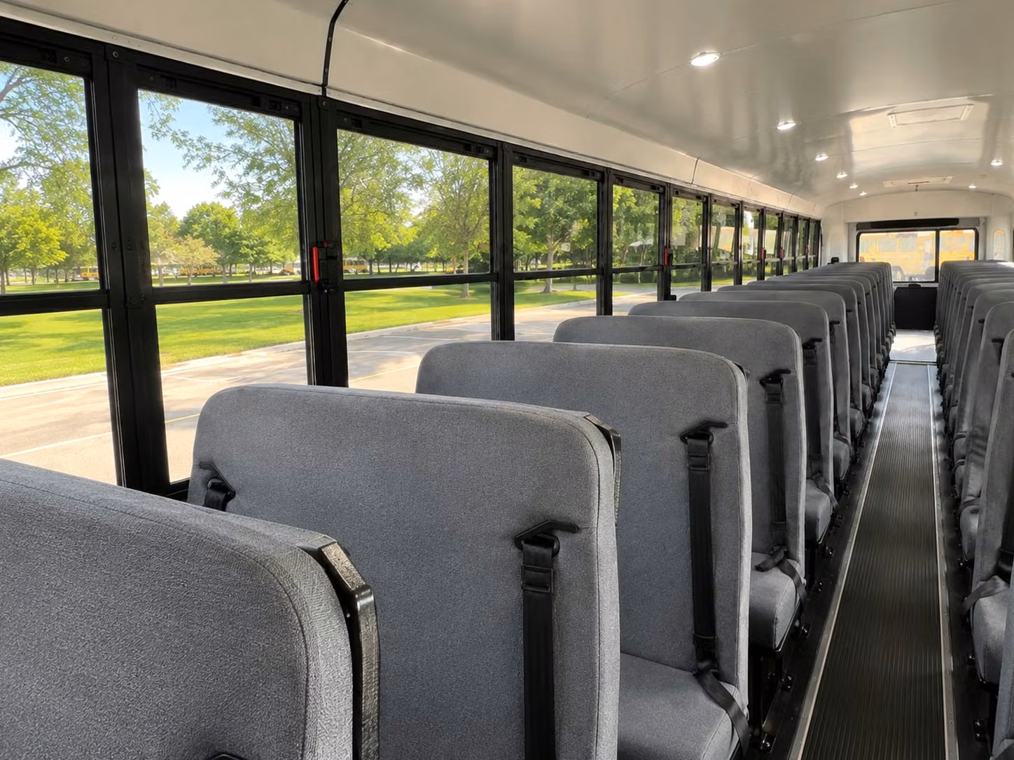 school bus interior